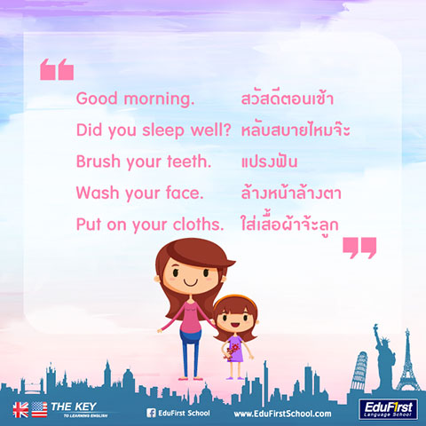 ฝึกพูด ภาษา อังกฤษ เด็ก ป 1 ประโยคง่ายๆ ใช้สื่อสารได้จริง