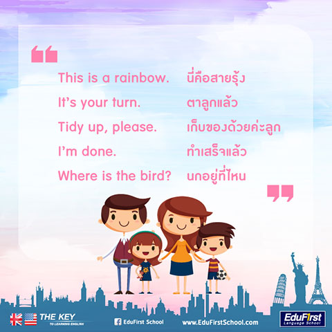คำศัพท์ภาษาอังกฤษอนุบาล ง่ายๆ ลูกชอบ เรียนสนุก จำแม่น